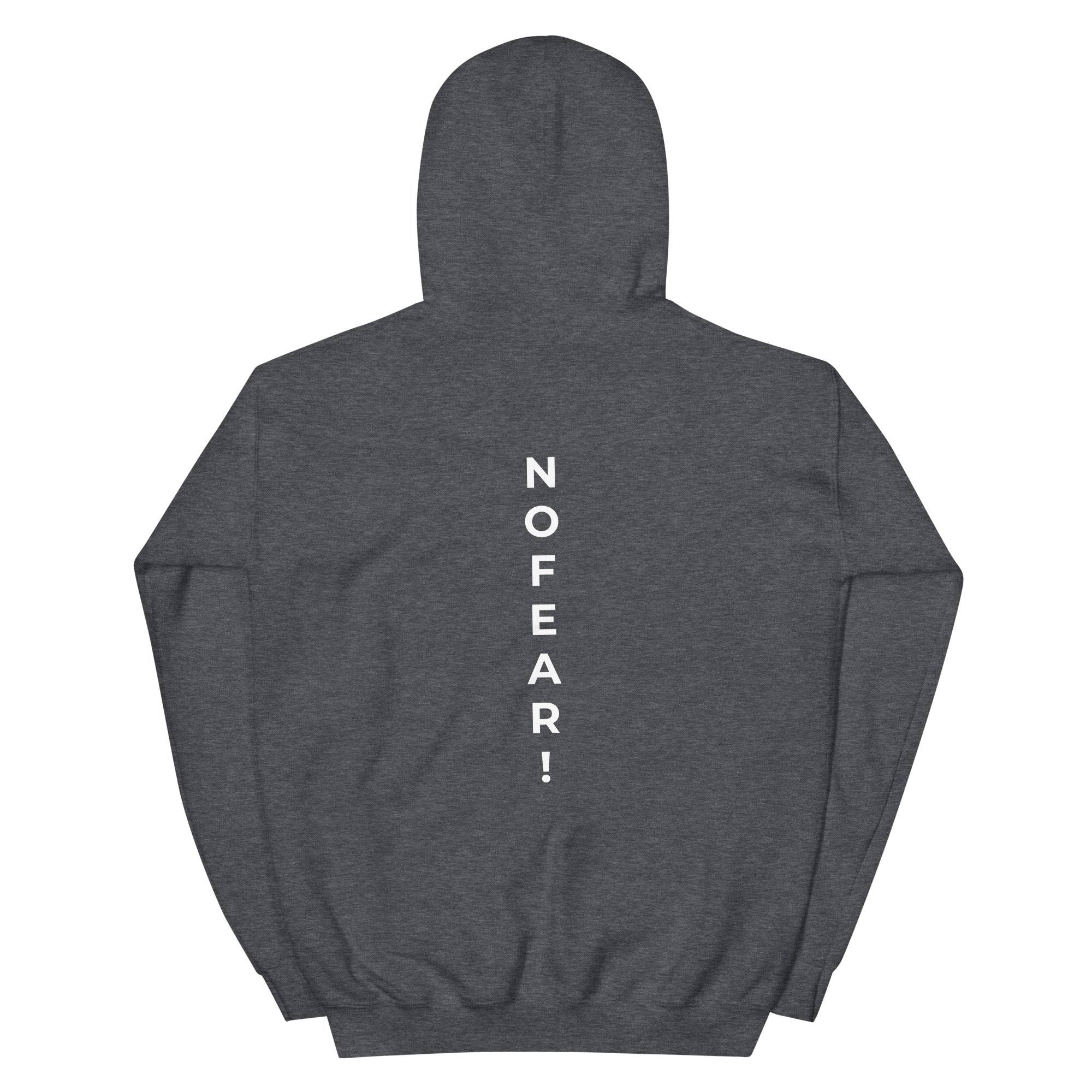 Faith Moves Only Logo No Fear Unisex Hoodie