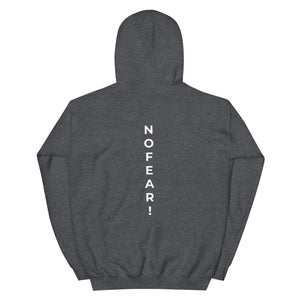 Faith Moves Only Logo No Fear Unisex Hoodie