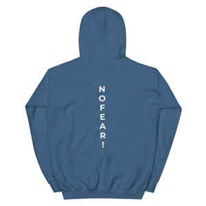 Faith Moves Only Logo No Fear Unisex Hoodie