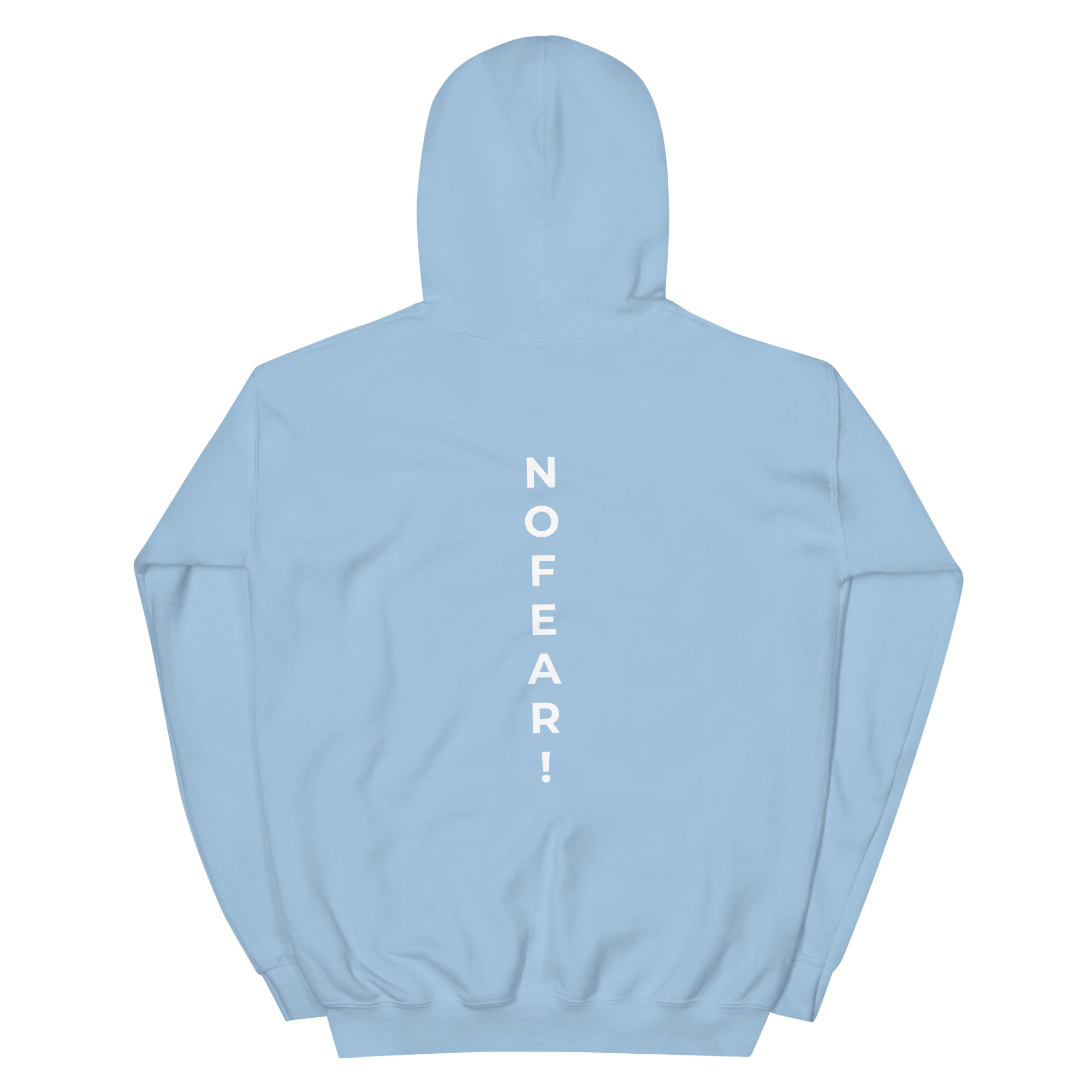 Faith Moves Only Logo No Fear Unisex Hoodie