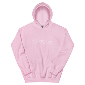 Faith Moves Only Logo No Fear Unisex Hoodie