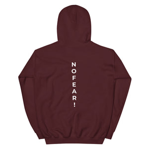 Faith Moves Only Logo No Fear Unisex Hoodie
