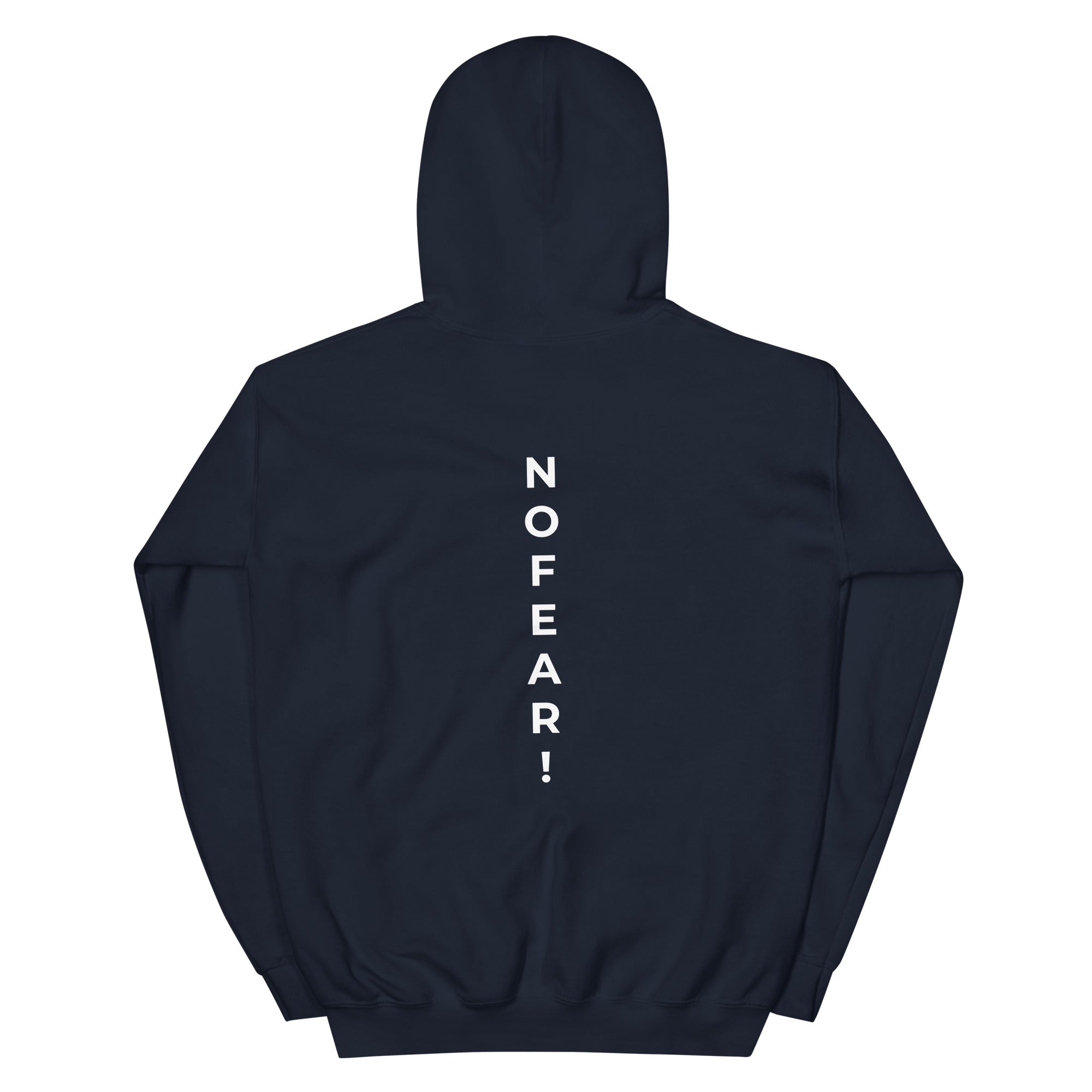 Faith Moves Only Logo No Fear Unisex Hoodie