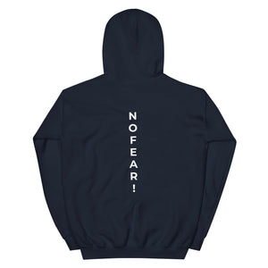 Faith Moves Only Logo No Fear Unisex Hoodie