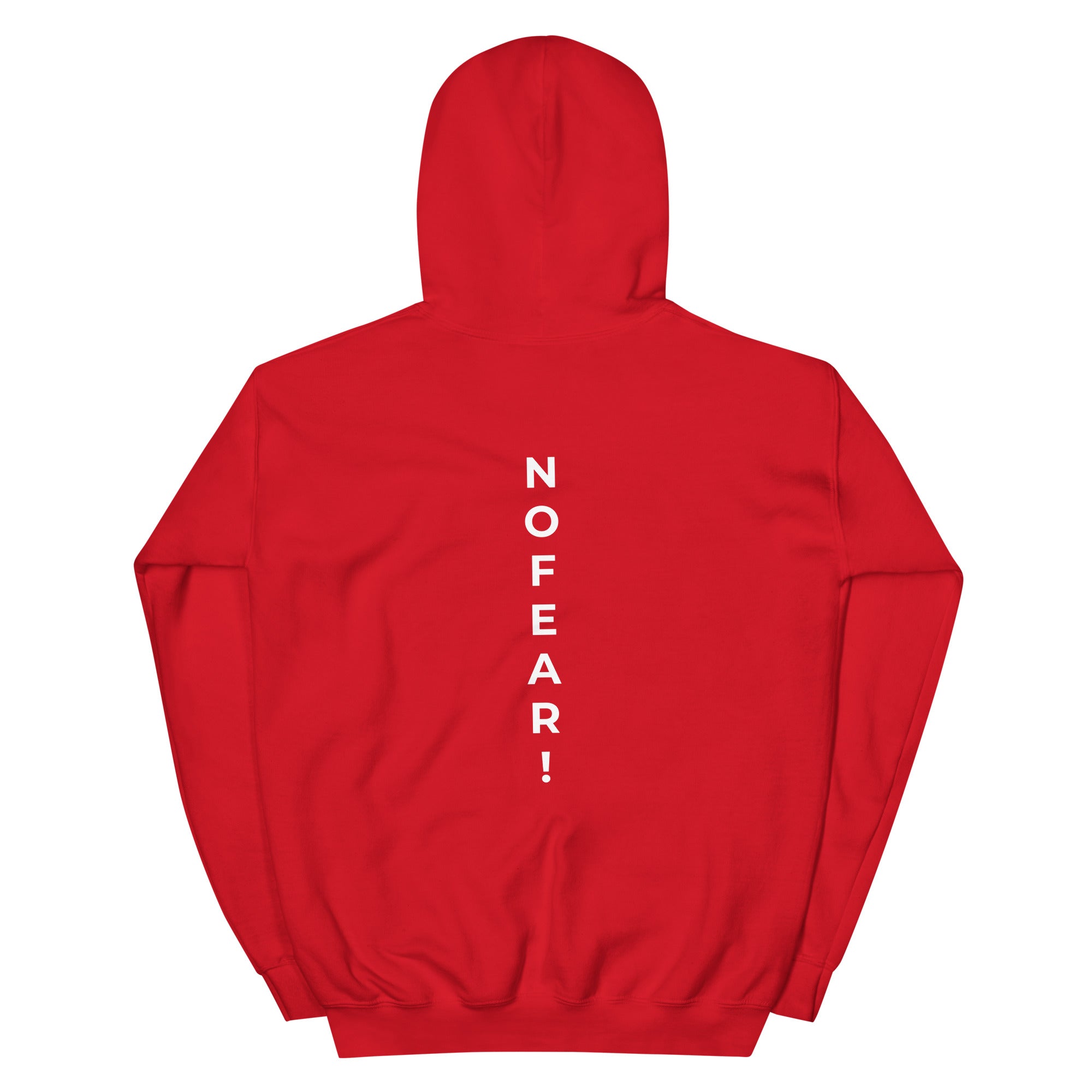 Faith Moves Only Logo No Fear Unisex Hoodie