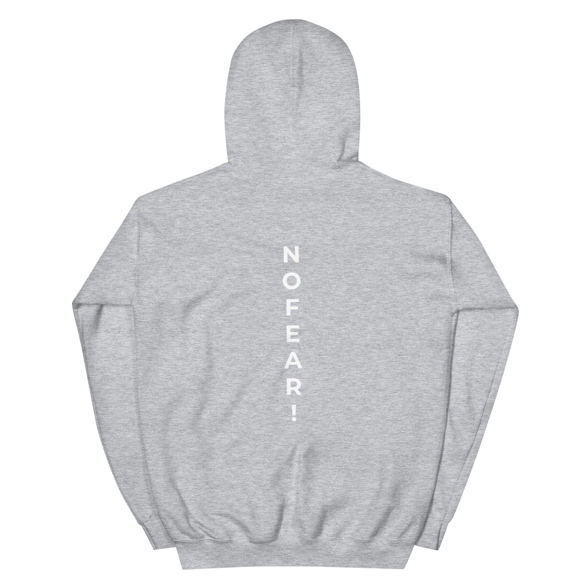 Faith Moves Only Logo No Fear Unisex Hoodie