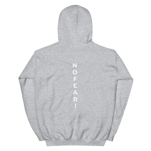 Faith Moves Only Logo No Fear Unisex Hoodie