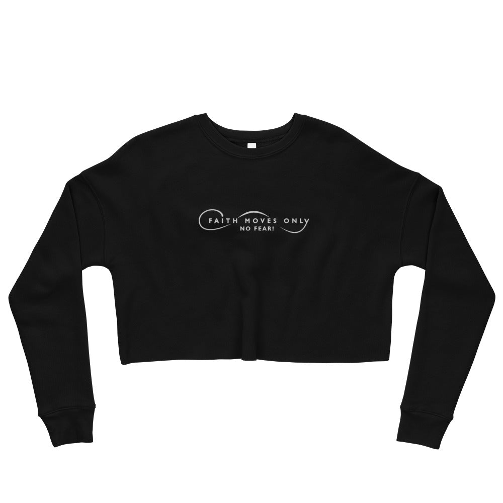 FMONF Embroidered logo Crop Sweatshirt