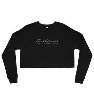FMONF Embroidered logo Crop Sweatshirt