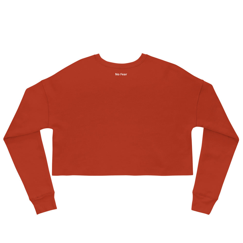 FMONF Embroidered logo Crop Sweatshirt