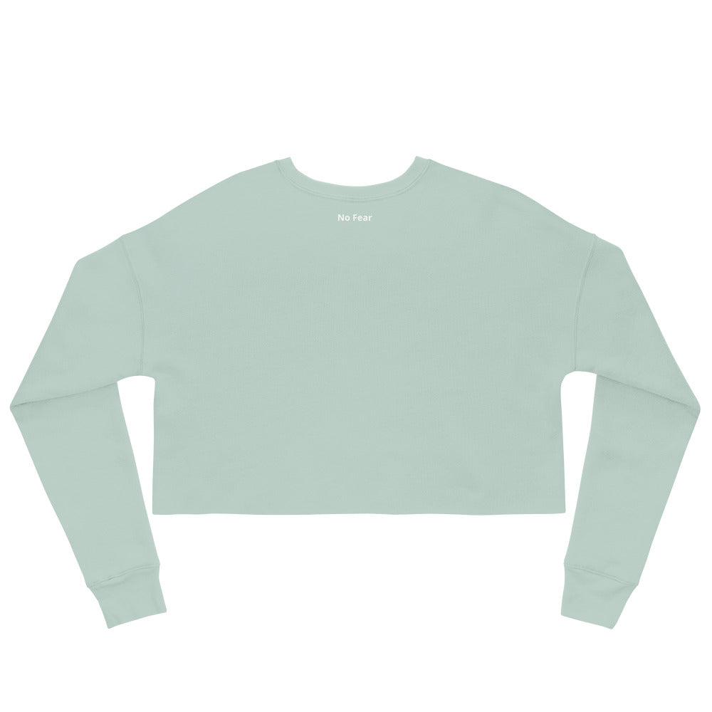 FMONF Embroidered logo Crop Sweatshirt