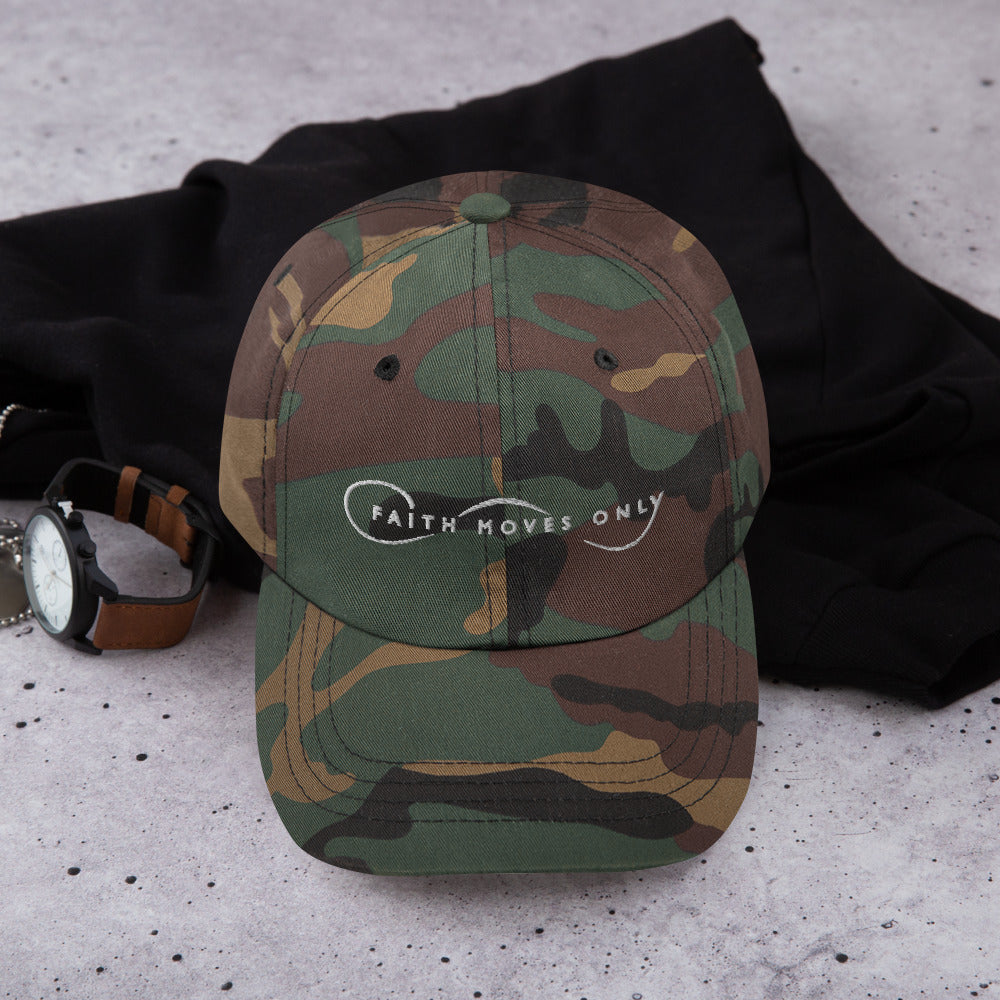 Faith Moves Only Logo Baseball Hat