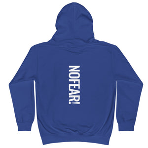 Faith Moves Only Logo NoFear Kids Hoodie