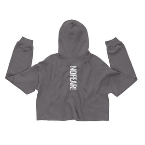 FMO LOGO/NO FEAR Crop Hoodie