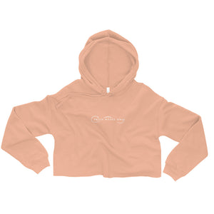 FMO LOGO/NO FEAR Crop Hoodie