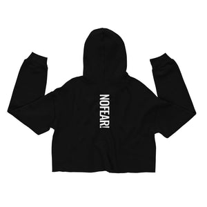 FMO LOGO/NO FEAR Crop Hoodie