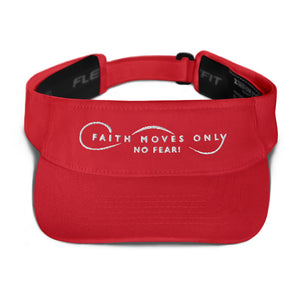 Faith Moves Only Logo Visor