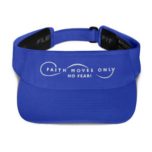 Faith Moves Only Logo Visor